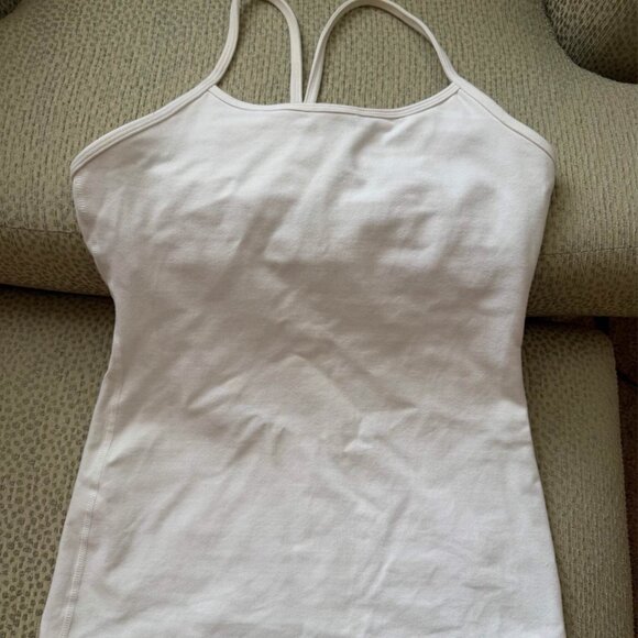 Lululemon Tank Top White Size 4 - Picture 2 of 2